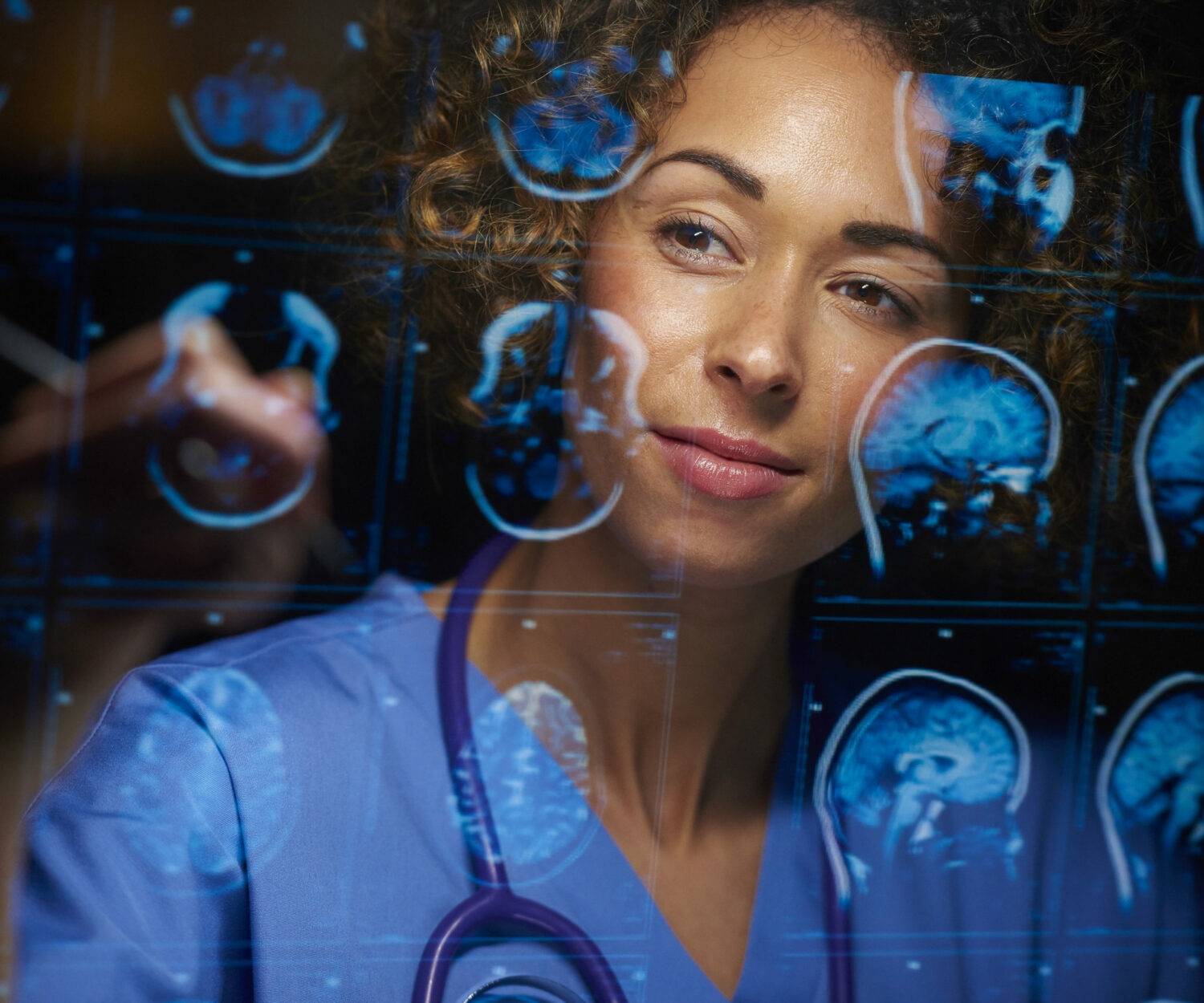 Doctor watching images – vivamind´s Resilience Score